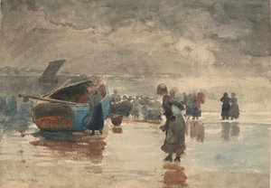 Na piaskach, 1881. autorstwa Winslow Homer
