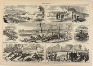 Nasza armia przed Yorktown, Wirginia autorstwa Winslow Homer