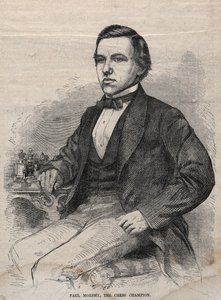 Paul Morphy, mistrz szachowy, 1859. autorstwa Winslow Homer