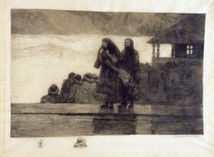 Niebezpieczeństwa morza autorstwa Winslow Homer