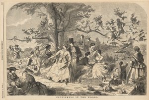 Piknik w lesie, od Harper autorstwa Winslow Homer