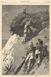 Najazd na kolonię piaskowych jaskółek autorstwa Winslow Homer