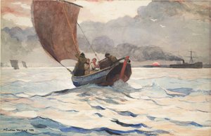 Powracające łodzie rybackie autorstwa Winslow Homer