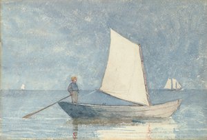 Żeglując Dory, 1880 autorstwa Winslow Homer