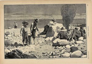 Szkice znad morza - pieczenie małży autorstwa Winslow Homer