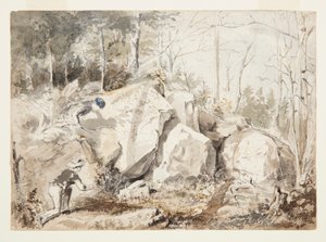 Zastawianie pułapki na wiewiórki autorstwa Winslow Homer
