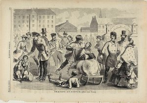 Łyżwiarstwo w Bostonie autorstwa Winslow Homer