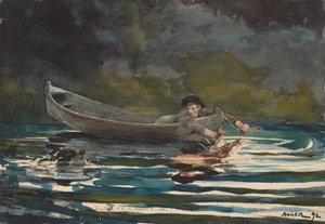 Szkic do Ogara i Łowcy, 18911892. autorstwa Winslow Homer