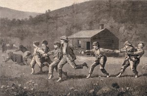 „Snap-the-Whip”, 20 września 1873 autorstwa Winslow Homer