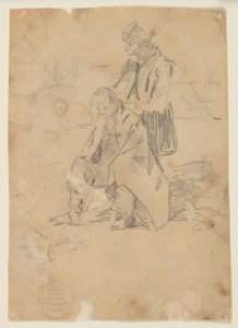 Żołnierz siedzący na pudle autorstwa Winslow Homer