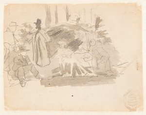 Obóz żołnierzy autorstwa Winslow Homer