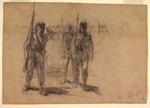 Wiercenie żołnierzy autorstwa Winslow Homer