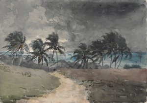 Burza, Bahamy autorstwa Winslow Homer