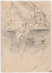 Studium na buty wojskowe [verso], 1865. autorstwa Winslow Homer