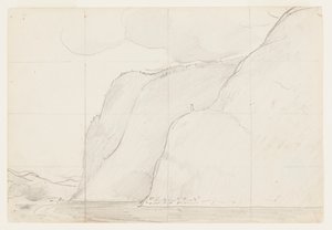 Studium dla „Przylądek Trinity, rzeka Saguenay” autorstwa Winslow Homer