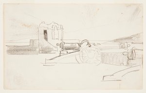 Studium dla „Szperacz, wejście do portu, Santiago de Cuba” autorstwa Winslow Homer