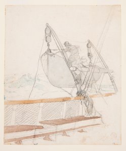 Studium do „Sygnału nieszczęścia” autorstwa Winslow Homer