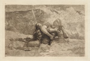 Studium do Podwodnego prądu autorstwa Winslow Homer