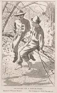 Huśtanie się na brzozie autorstwa Winslow Homer