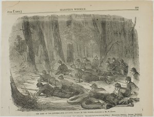 Armia Potomaku - nasza odległa pikieta w lesie autorstwa Winslow Homer