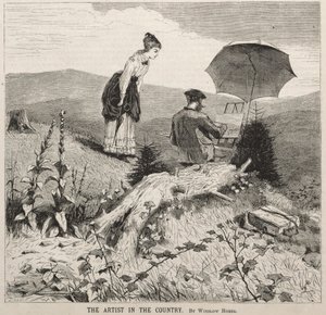 Artysta na wsi, 1869. autorstwa Winslow Homer