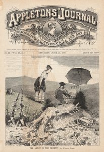 Artysta na wsi, ilustracja na okładkę Appleton autorstwa Winslow Homer