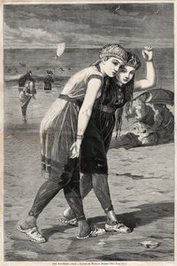 Kąpiący się, 1873. autorstwa Winslow Homer