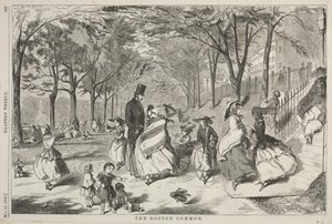 Boston Common, 1858. autorstwa Winslow Homer