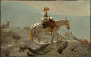 Ścieżka konna, White Mountains autorstwa Winslow Homer