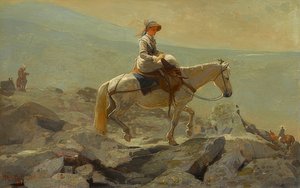 Ścieżka Ogłowie, Białe Góry. 1868 autorstwa Winslow Homer