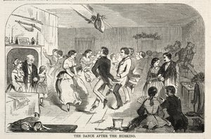 Taniec po łuskaniu, 1858. autorstwa Winslow Homer