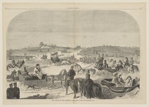 Dysk w Central Parku, Nowy Jork, wrzesień autorstwa Winslow Homer