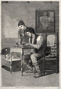 Akta rodzinne, 1875. autorstwa Winslow Homer