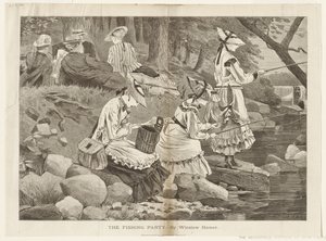 Towarzystwo wędkarskie autorstwa Winslow Homer