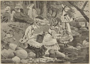 Towarzystwo wędkarskie autorstwa Winslow Homer