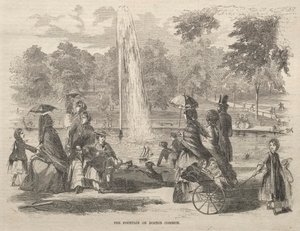 Fontanna w Boston Common autorstwa Winslow Homer