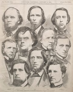 Delegacja Gruzji w Kongresie, 1861. autorstwa Winslow Homer