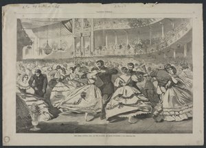 Wielki Bal Rosyjski w Akademii Muzycznej, 5 listopada 1863 r. autorstwa Winslow Homer