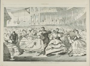Wielki Bal Rosyjski w Akademii Muzycznej, 5 listopada 1863 r. autorstwa Winslow Homer