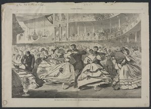 Wielki Bal Rosyjski w Akademii Muzycznej, 5 listopada 1863, 1863. autorstwa Winslow Homer