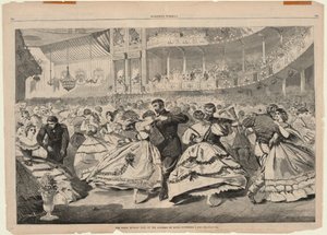 Wielki rosyjski bal w Academy of Music, 5 listopada 1863, z Harper