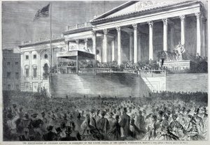 Inauguracja Abrahama Lincolna na prezydenta, z Harper