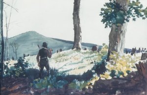 Pioneer, 1900 (wc i grafit na papierze) autorstwa Winslow Homer