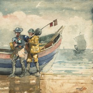 Powrót, Tynemouth autorstwa Winslow Homer