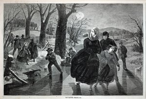 The Skating Season--1862, z Harper