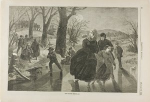 Sezon łyżwiarski autorstwa Winslow Homer