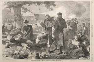 Chirurg przy pracy na tyłach podczas starcia autorstwa Winslow Homer