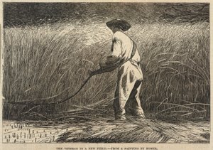Weteran na nowym polu, z ilustrowanej gazety Franka Lesliego, 13 lipca 1867 r. autorstwa Winslow Homer