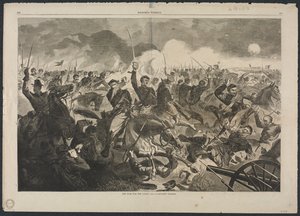 Wojna o Unię, 1862 r. – szarża kawalerii autorstwa Winslow Homer