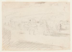Pociąg Wagonów Wojskowych autorstwa Winslow Homer
